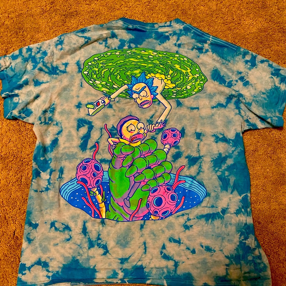 RICK & MORTY x ADULT SWIM TYE-DYE SHIRT